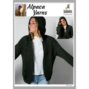 2716 Cable Hoodie 10Ply Knitting Pattern