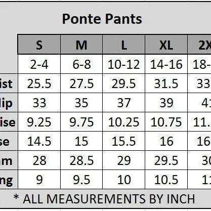 4 Pocket Ponte Pants (Charcoal)