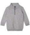 Baby/Toddler 1/4 zip Sweatshirt Embroidered With 3 Tractor Design