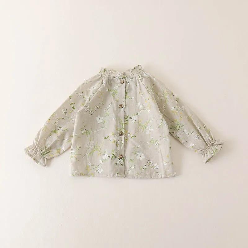 Baby/Toddler Girl Cute Mix Print Dress Shirts (3 Designs)
