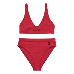 Be-Classic Women’s Recycled Alizarin Red Bikini Swimsuit