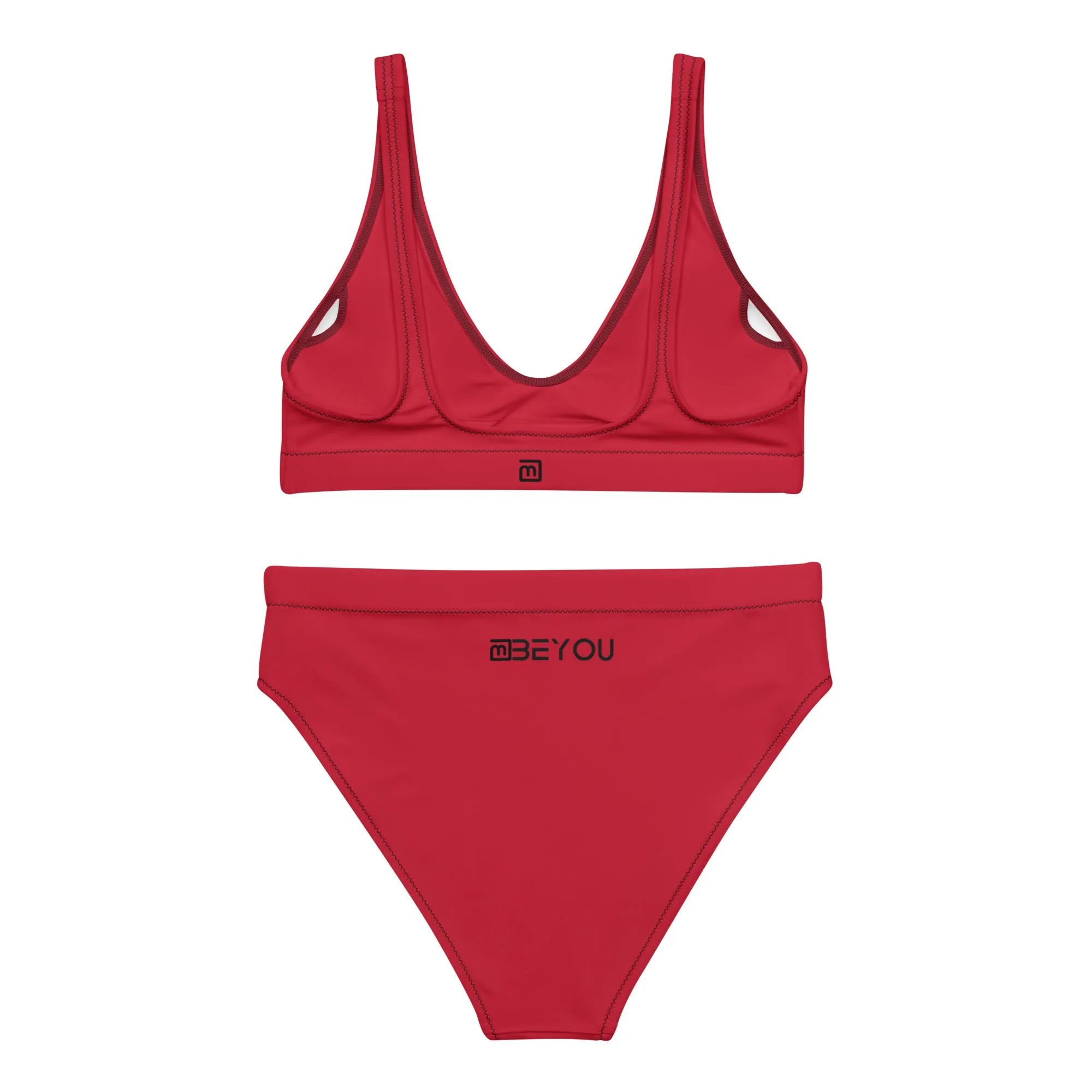 Be-Classic Women’s Recycled Alizarin Red Bikini Swimsuit