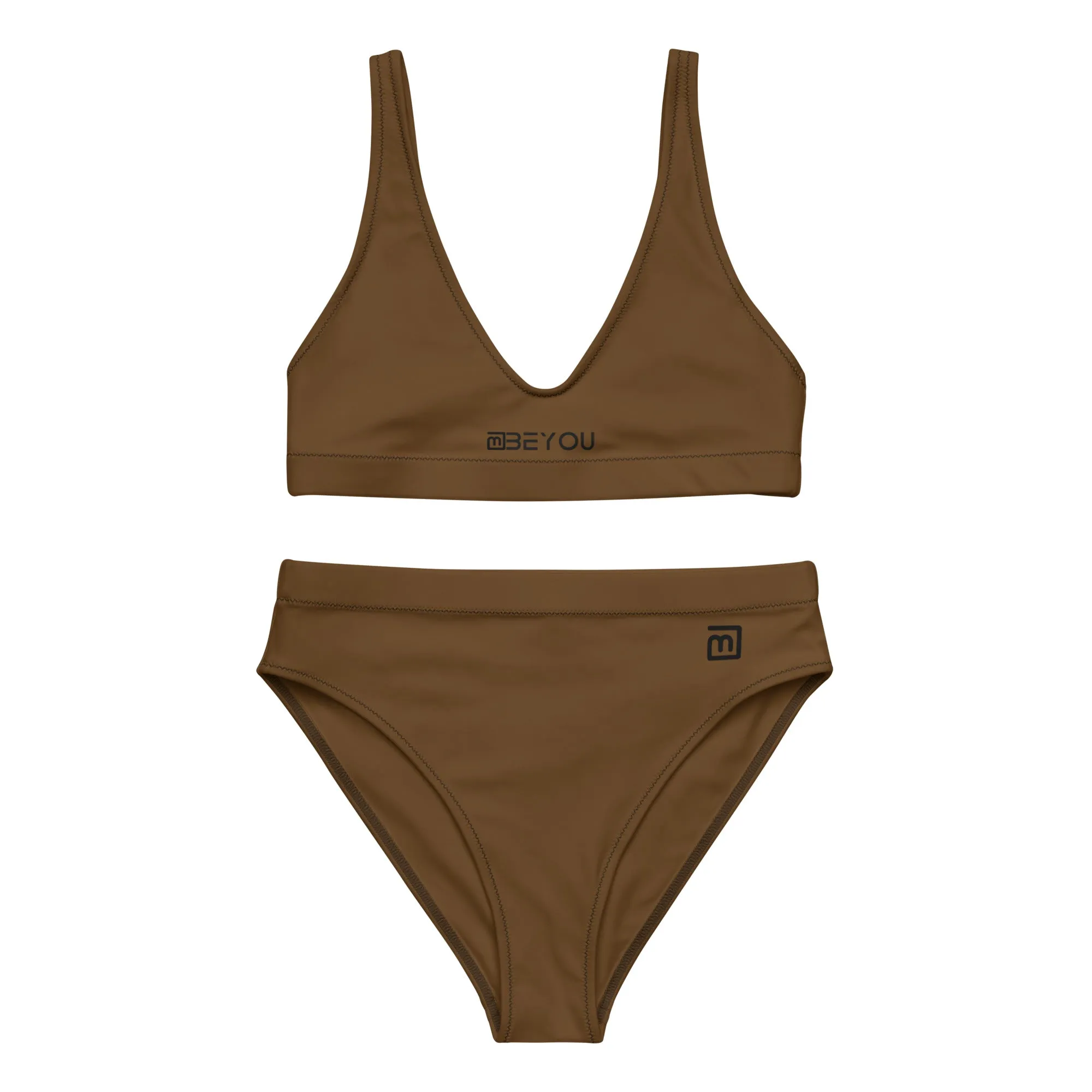 Be-Classic Women’s Recycled Brown Bikini Swimsuit
