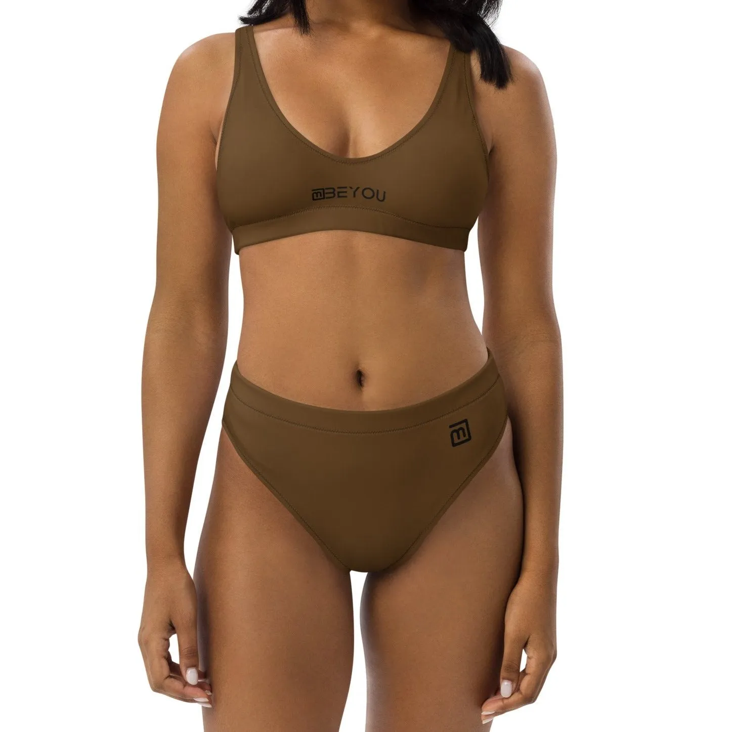 Be-Classic Women’s Recycled Brown Bikini Swimsuit
