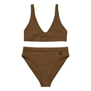 Be-Classic Women’s Recycled Brown Bikini Swimsuit