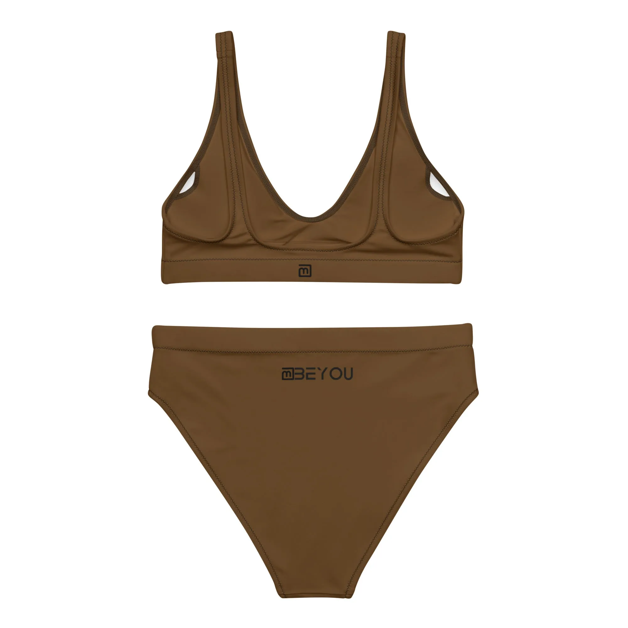 Be-Classic Women’s Recycled Brown Bikini Swimsuit