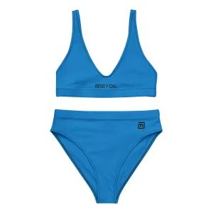 Be-Classic Women’s Recycled Cerulean Blue Bikini Swimsuit