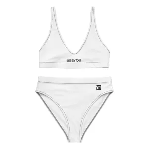 Be-Classic Women’s Recycled White Bikini Swimsuit