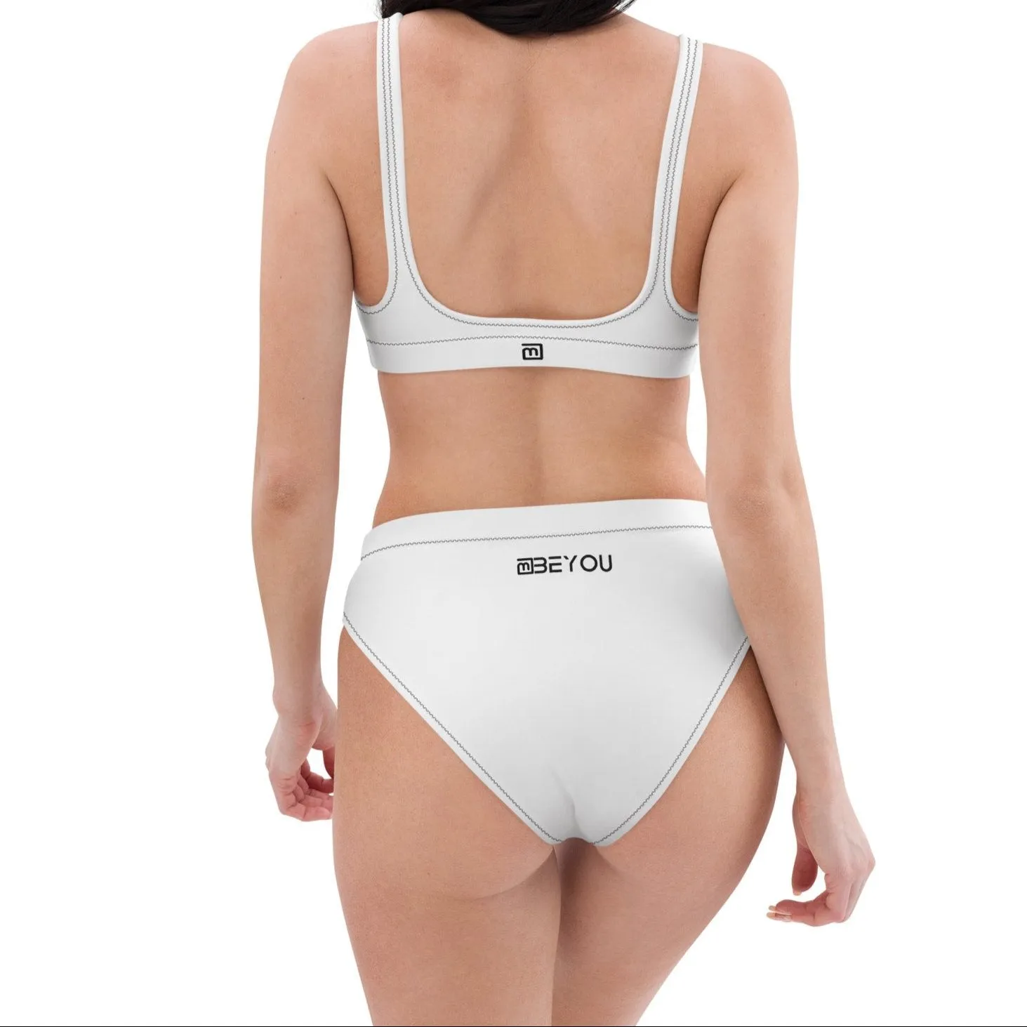 Be-Classic Women’s Recycled White Bikini Swimsuit