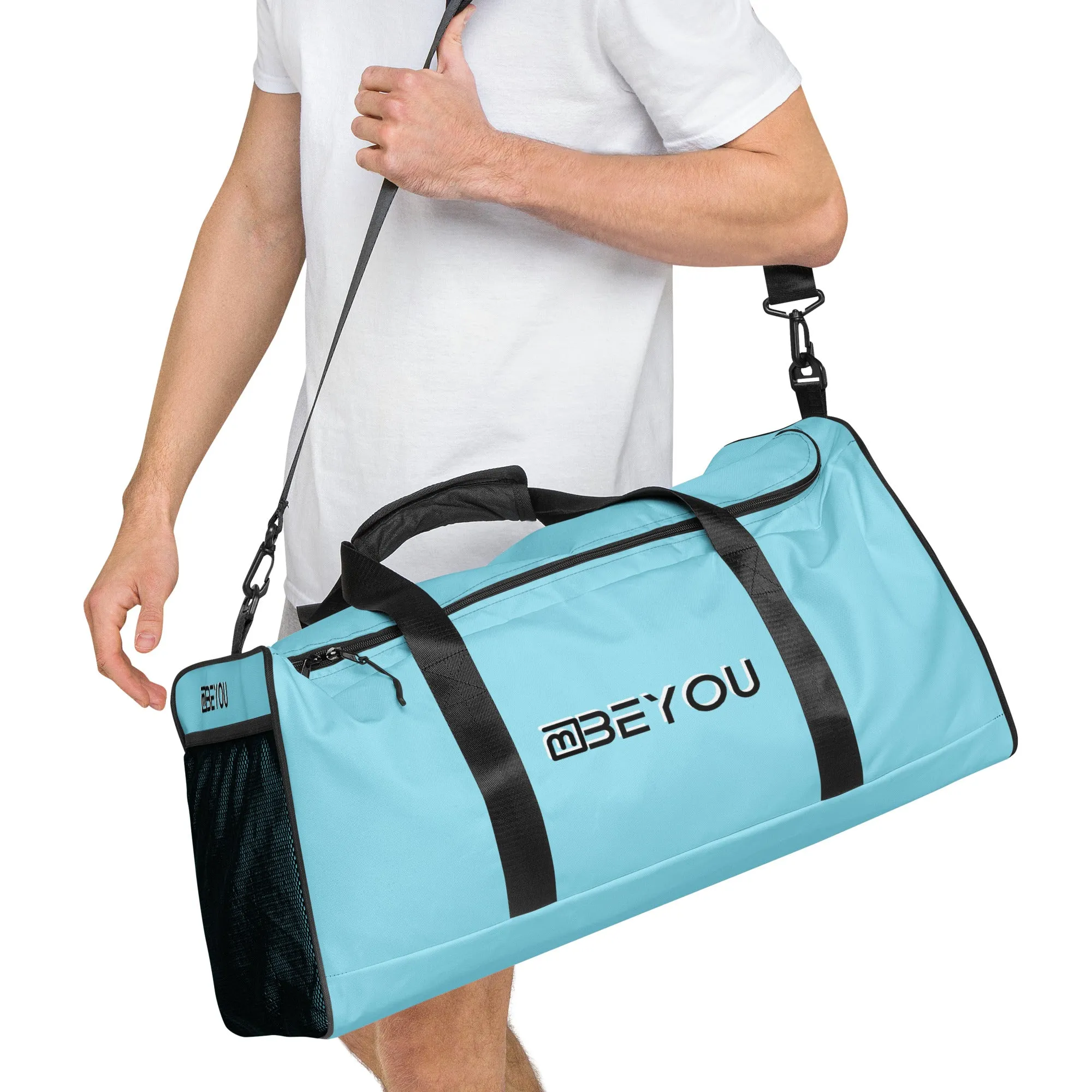 Be-Simple Large Travel Sky Blue Unisex Duffle Bag