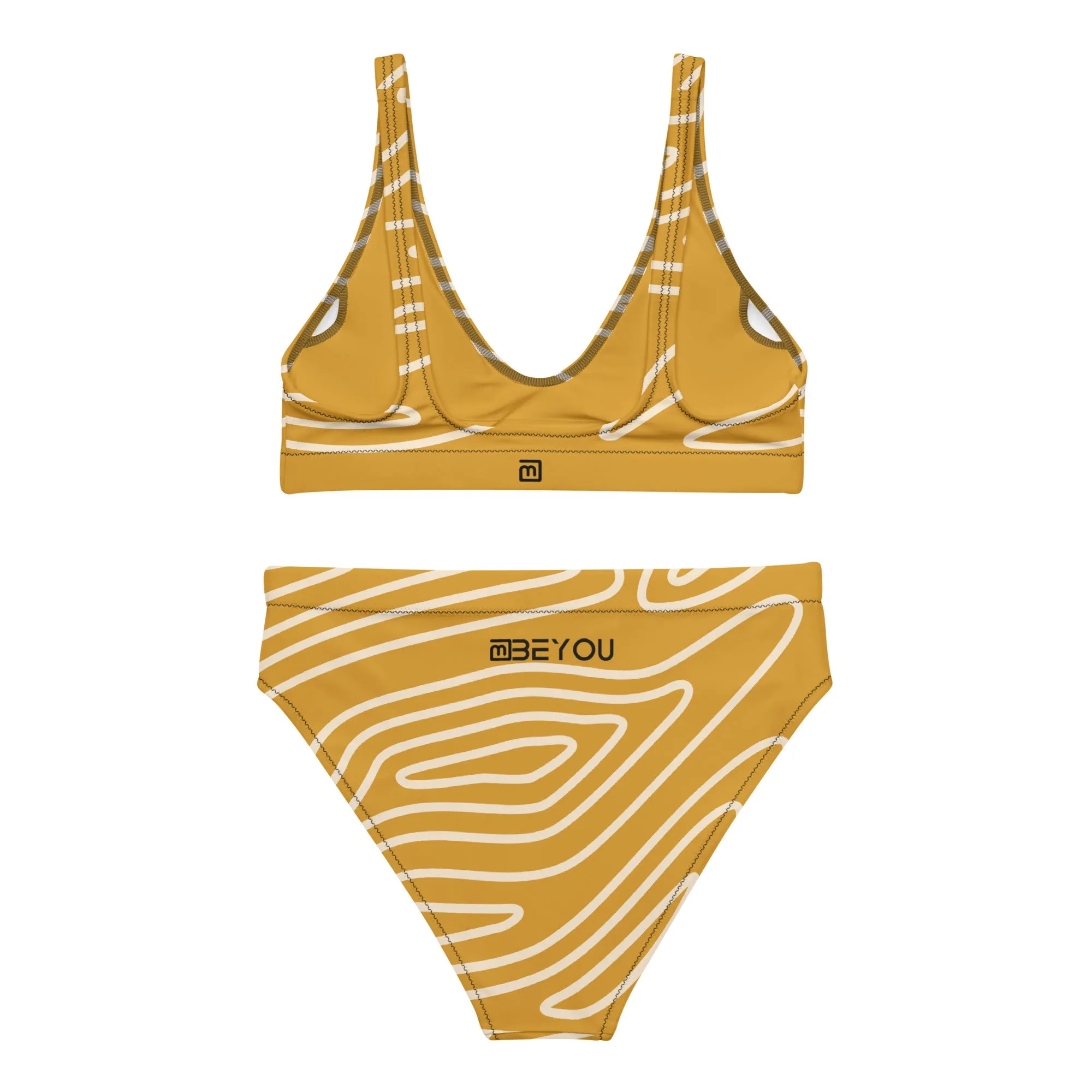 Be-Whirly Women’s Recycled Yellow Bikini Swimsuit