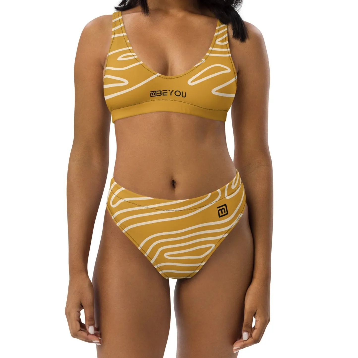 Be-Whirly Women’s Recycled Yellow Bikini Swimsuit
