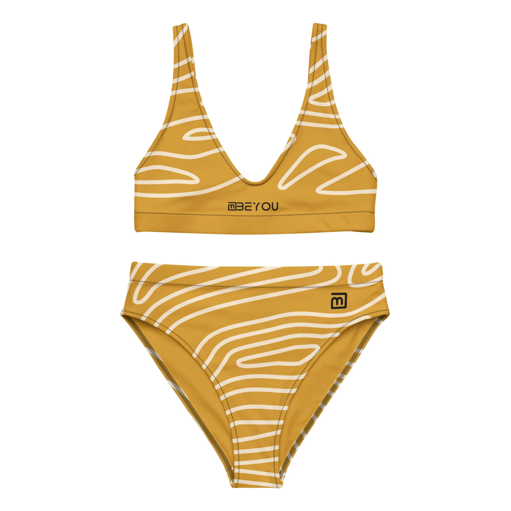 Be-Whirly Women’s Recycled Yellow Bikini Swimsuit