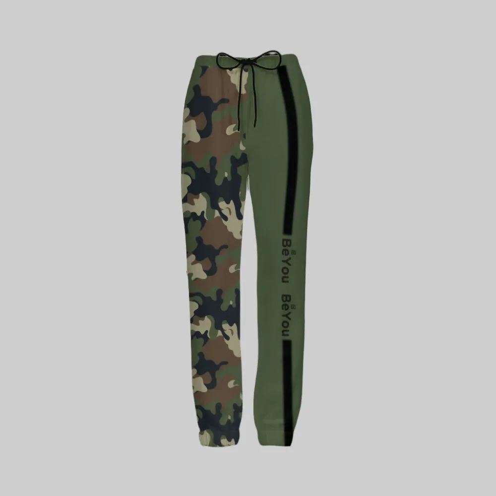 BeYou-Master Women's Recycled Camouflage Jogging Pants