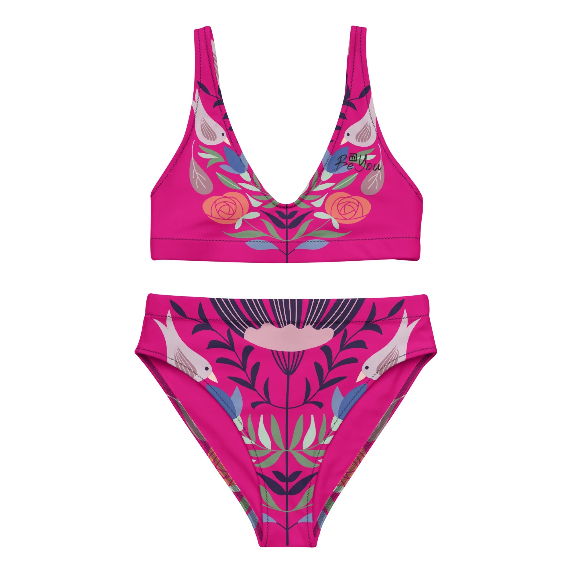 Birdie-Love Recycled Pink Bikini Swimsuit
