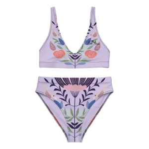 Birdie-Love Recycled Purple Bikini Swimsuit