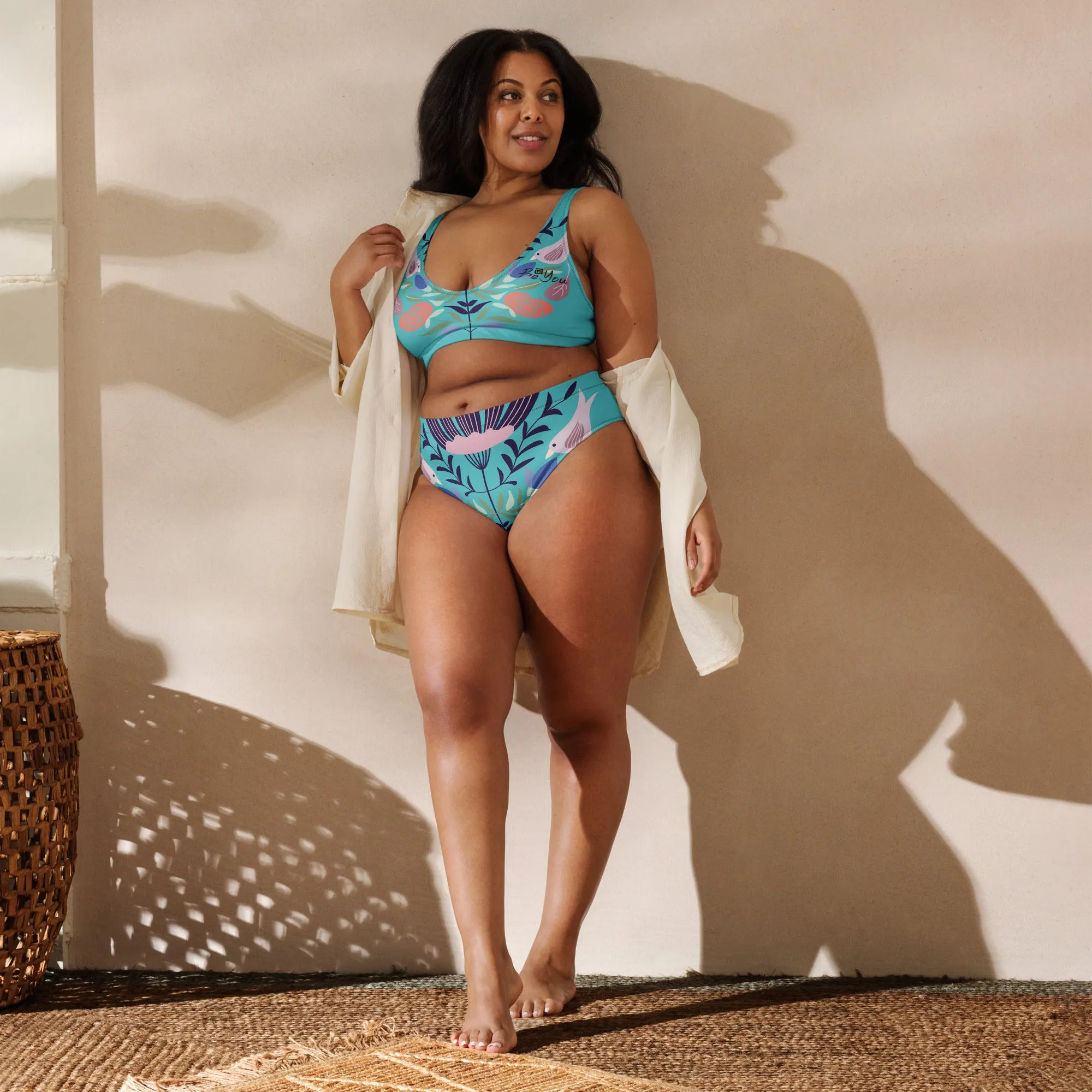 Birdie Recycled Turquois Bikini Swimsuit