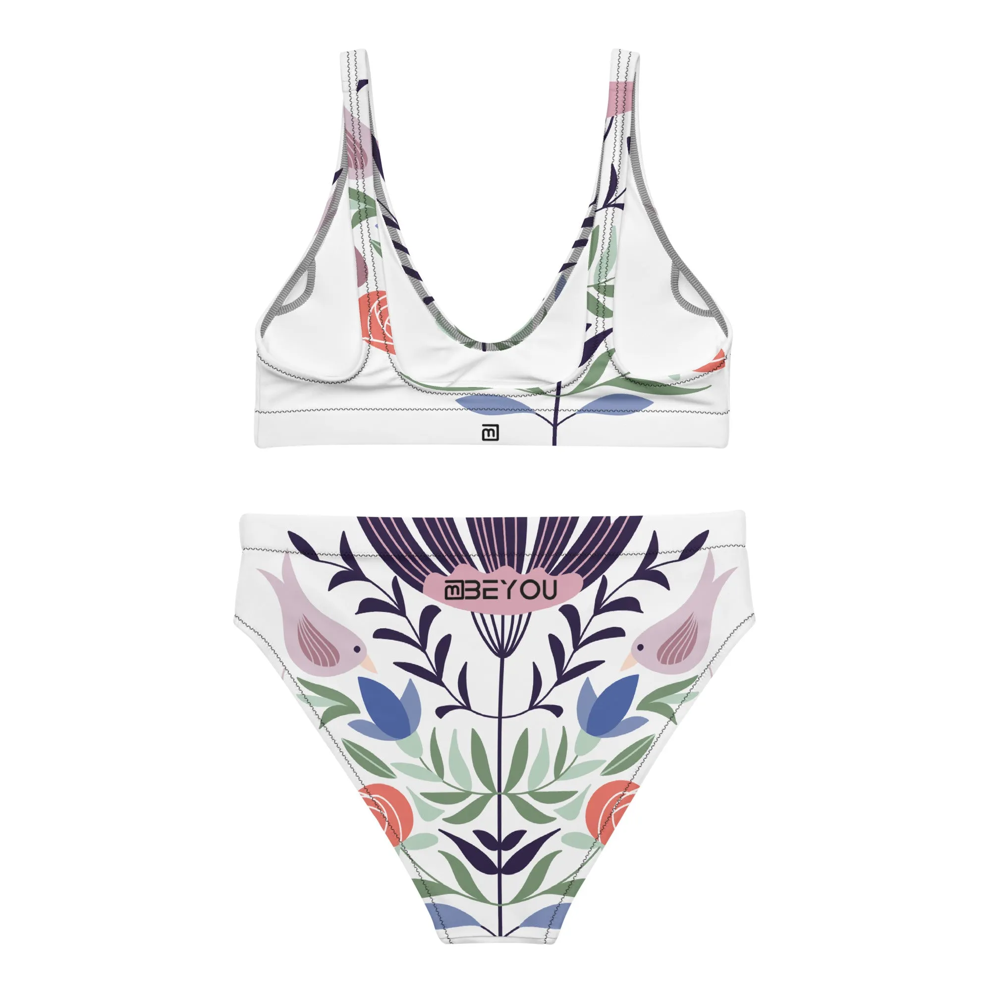 Birdie Recycled White Bikini Swimsuit