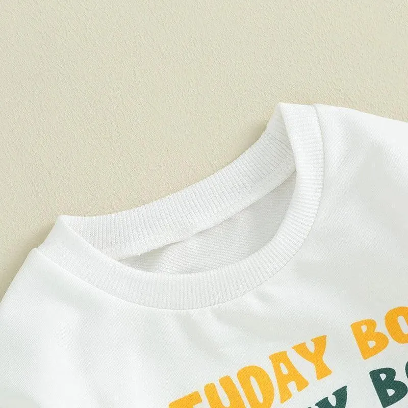 birthday boy   girl kids crew sweatshirt