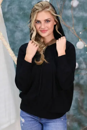 Black Super Soft Hoodie