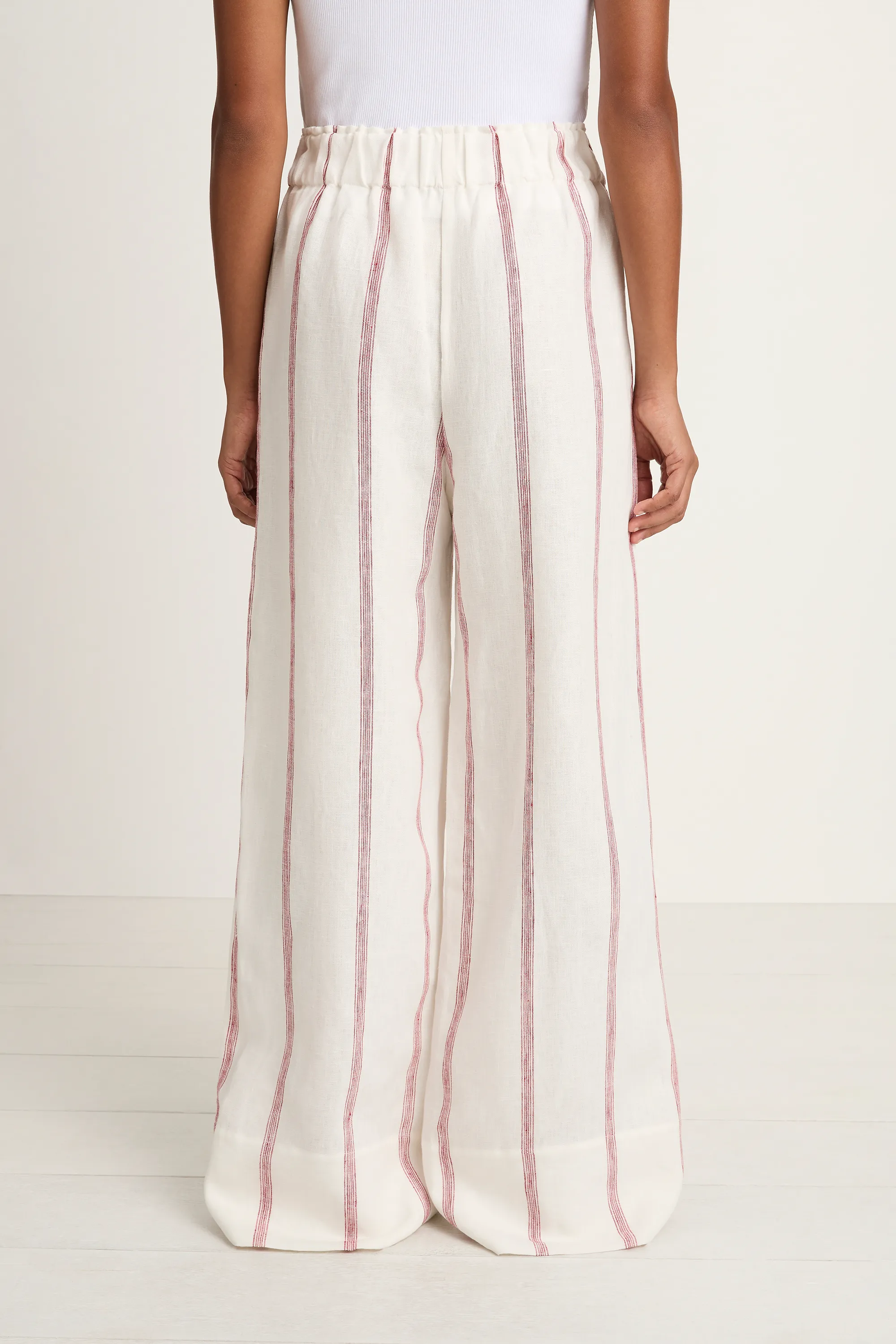 BONDI BORN Kiama Universal Pant - Red Stripe