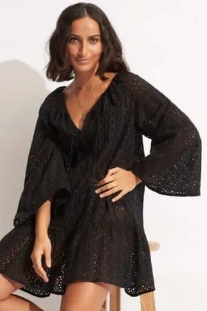 BRODERIE ANGLAISE COVER UP