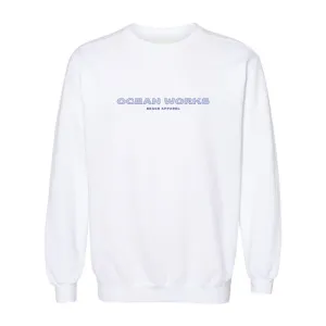 Bubbly Coastal Pacific Blue Crewneck
