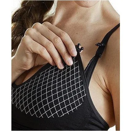 Cantaloop Harlequin Drop Cup Nursing Bra - Black