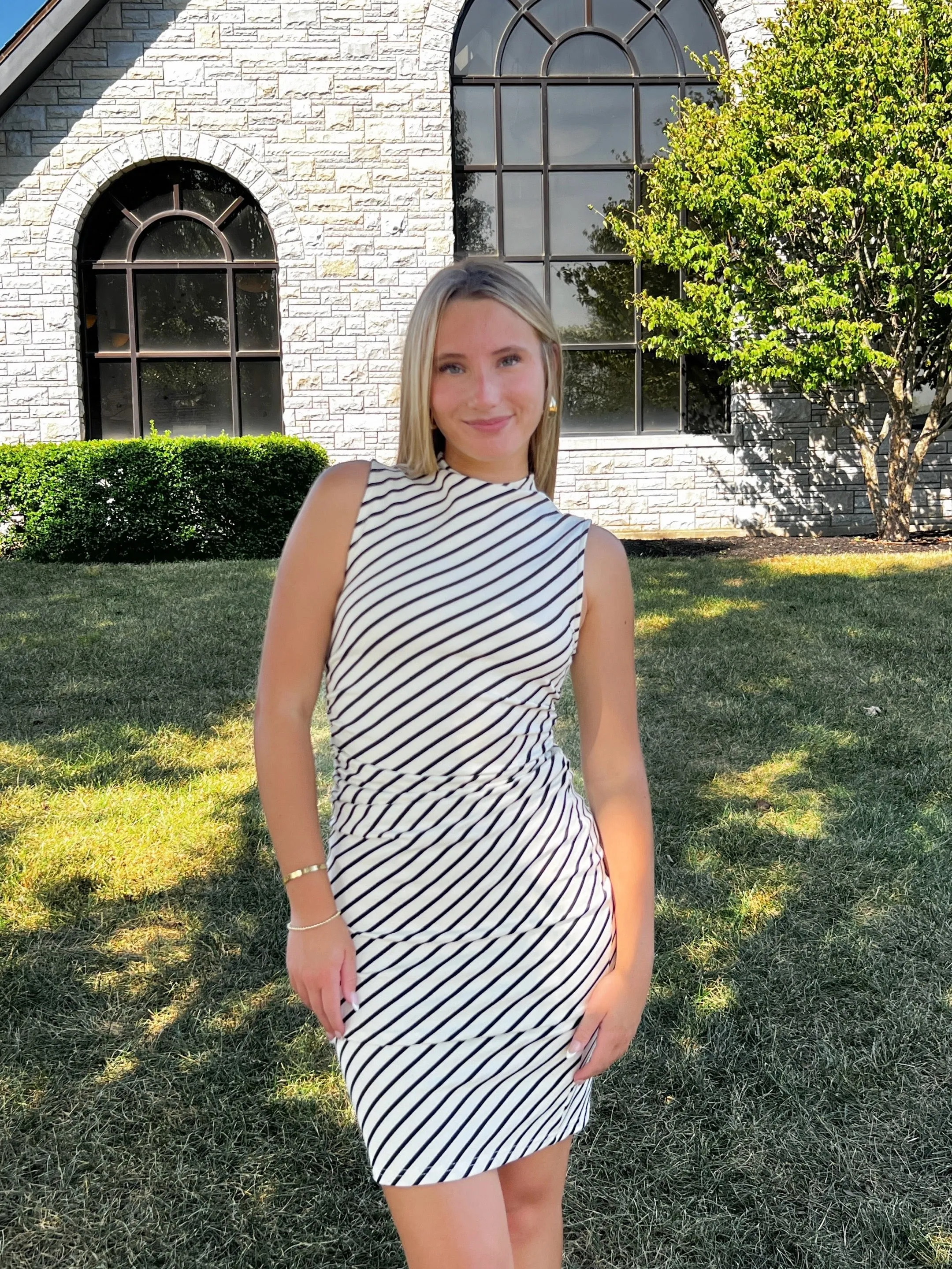 Chic Style Ruched Dress