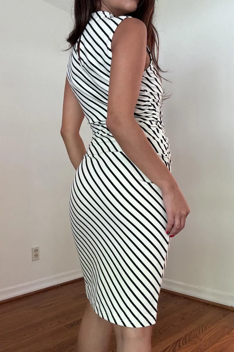 Chic Style Ruched Dress