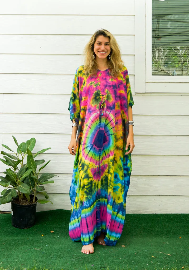 Colorburst Harmony Tie Dye Kaftan