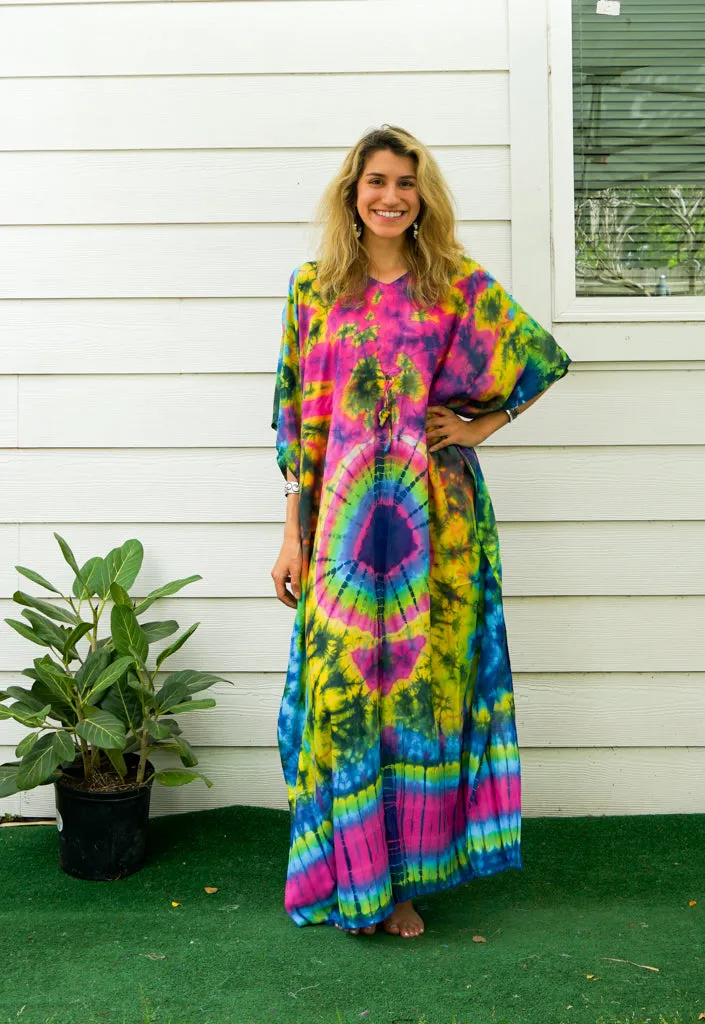 Colorburst Harmony Tie Dye Kaftan