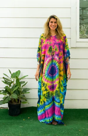 Colorburst Harmony Tie Dye Kaftan