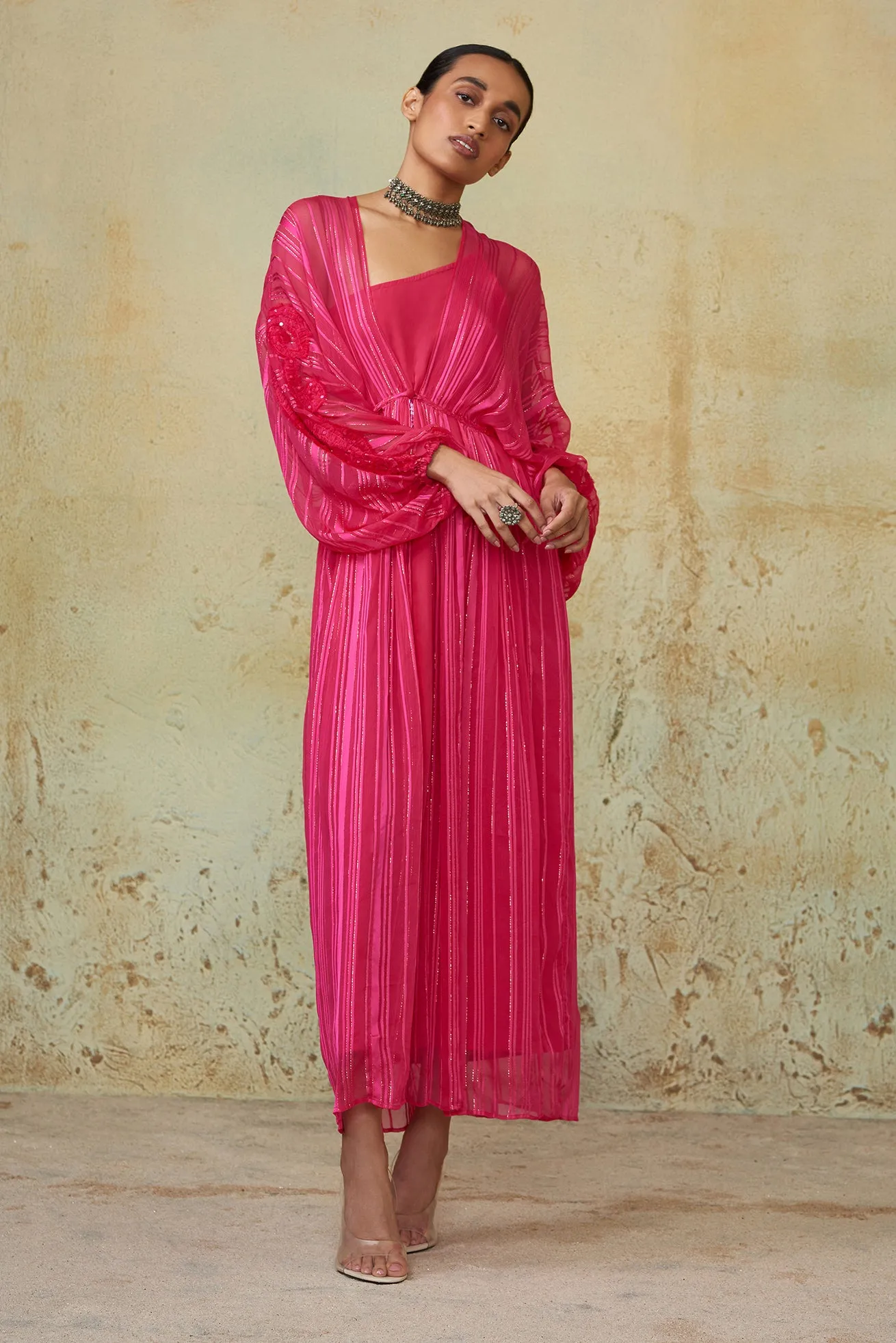 Cutout Kimono Duster