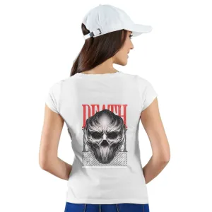 Death Womens cotton printed T-shirt