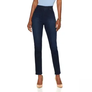 DG2 by Diane Gilman Women's Tall Classic Stretch Denim 5-Pocket Jeggings