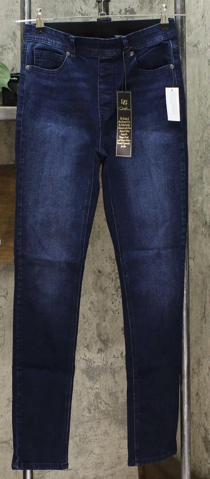DG2 by Diane Gilman Women's Tall Classic Stretch Denim 5-Pocket Jeggings