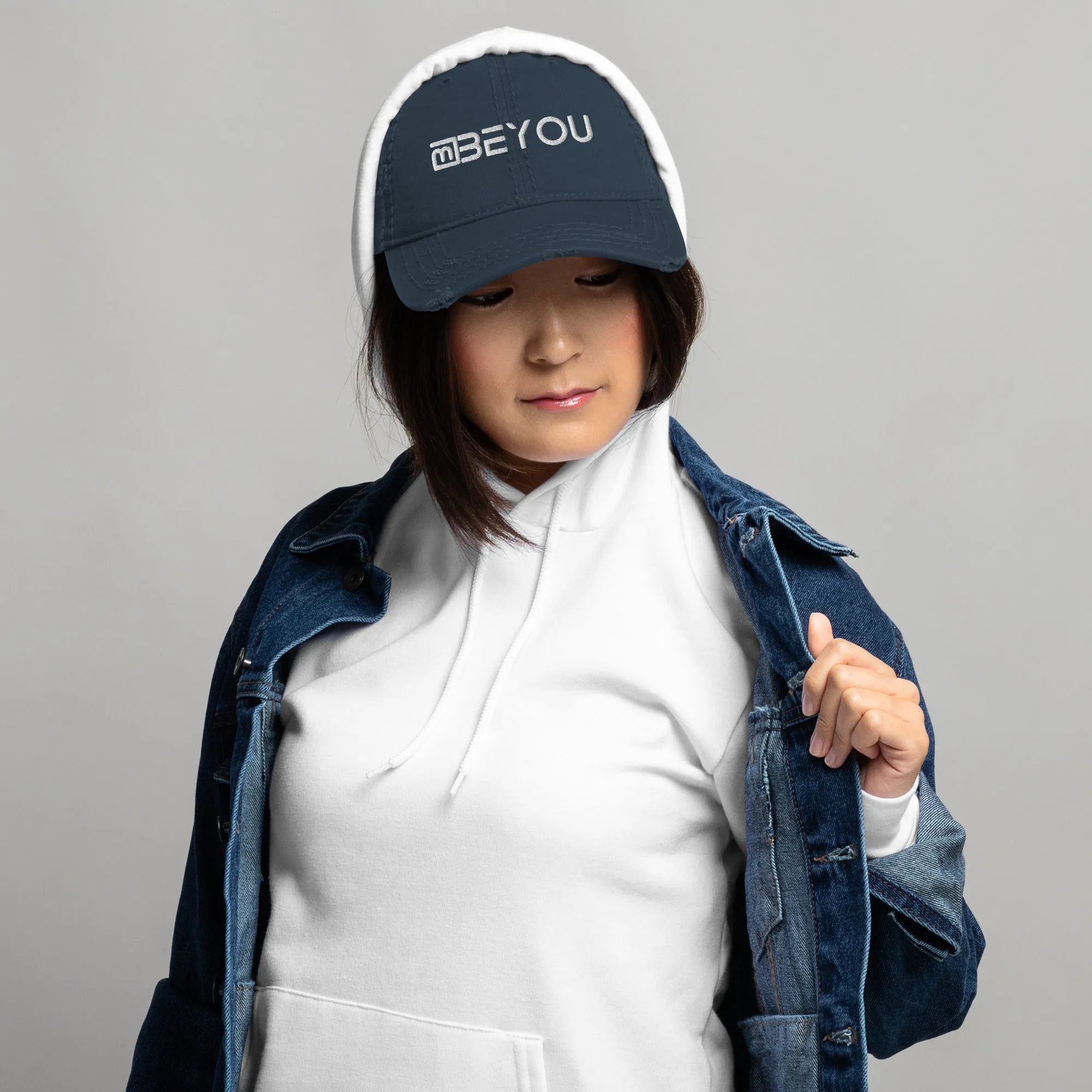Distressed Dad BeYou Logo Hat