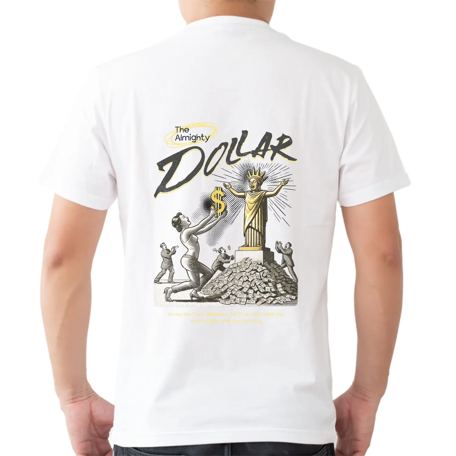 Dollar Mens cotton printed T-shirt
