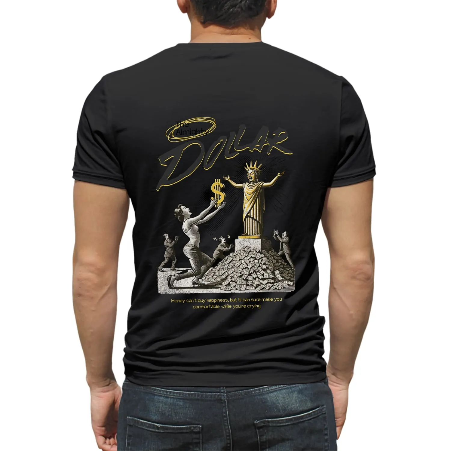 Dollar Mens cotton printed T-shirt