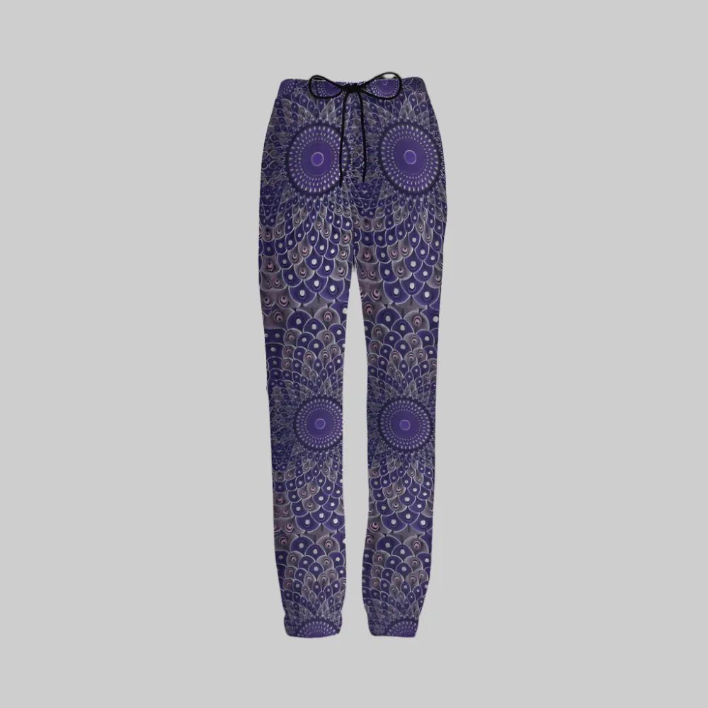 Feather-Me Unisex Casual Blue Recycled Jogging Pants