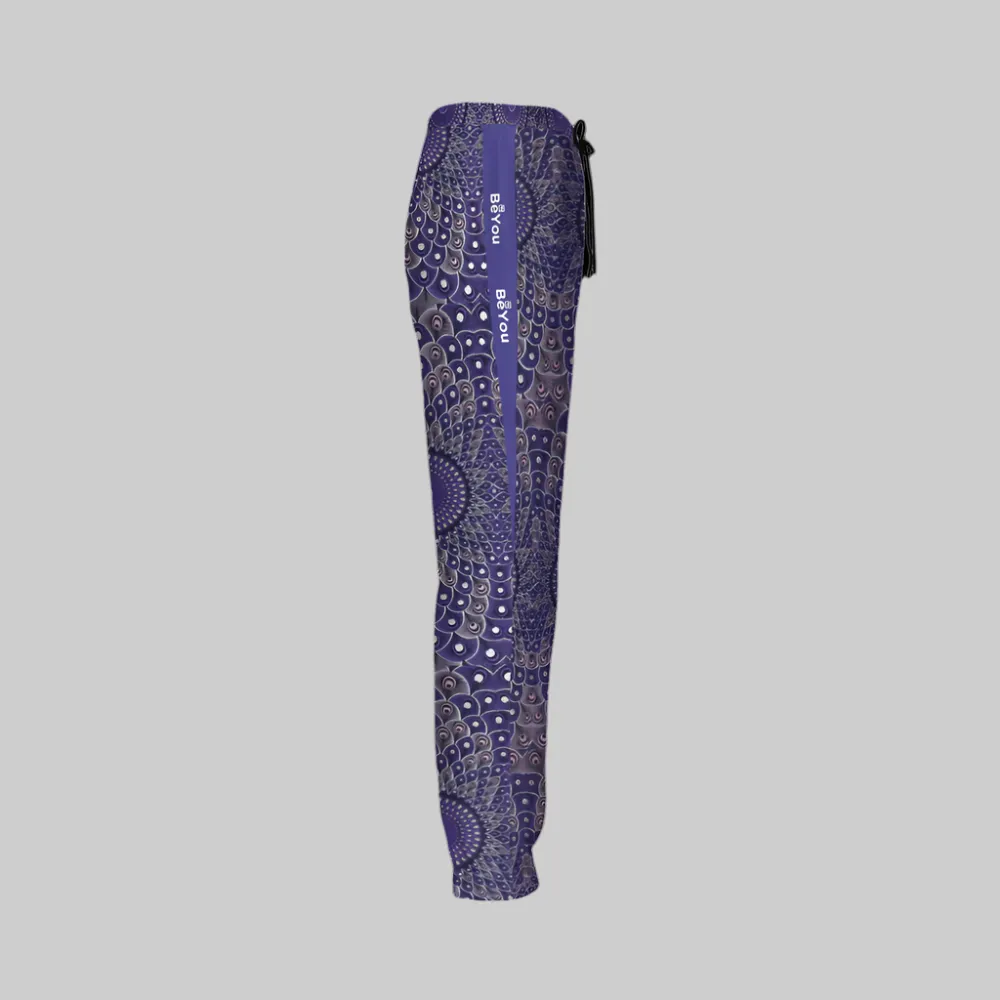 Feather-Me Unisex Casual Blue Recycled Jogging Pants