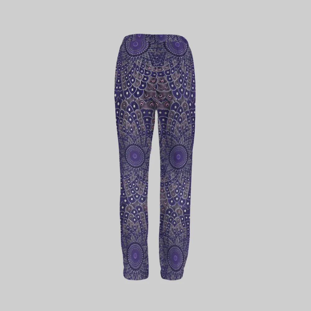 Feather-Me Unisex Casual Blue Recycled Jogging Pants