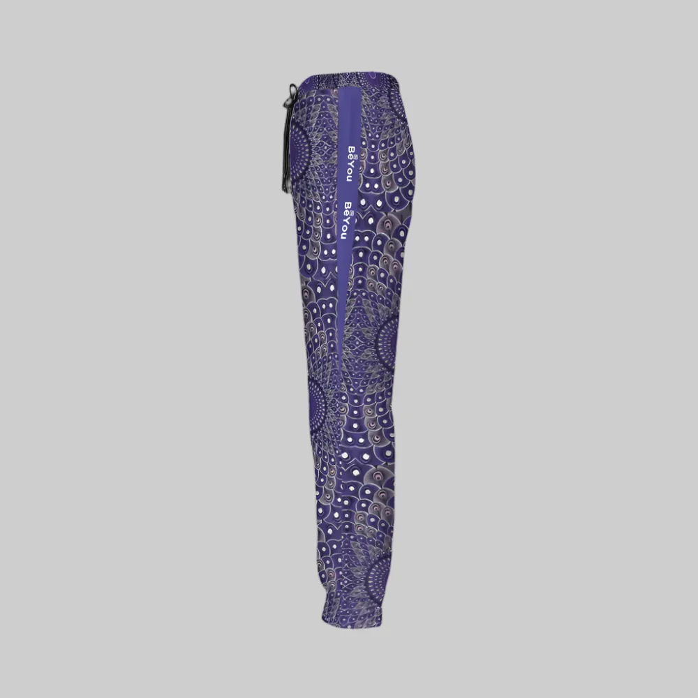Feather-Me Unisex Casual Blue Recycled Jogging Pants