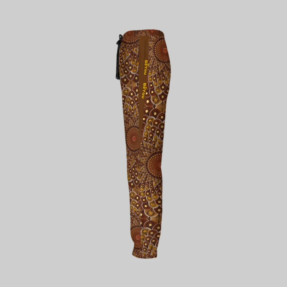 Feather-Me Unisex Casual Brown Recycled Jogging Pants