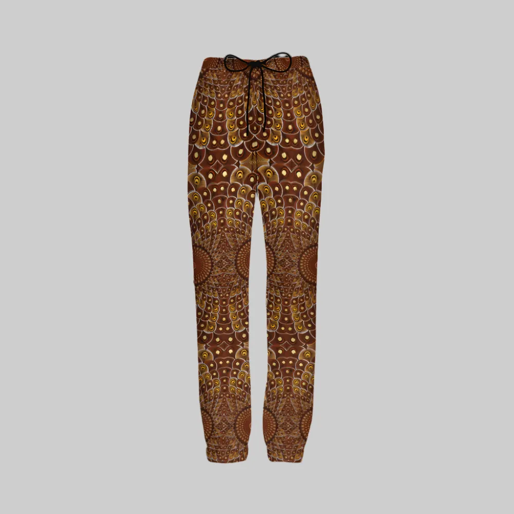 Feather-Me Unisex Casual Brown Recycled Jogging Pants