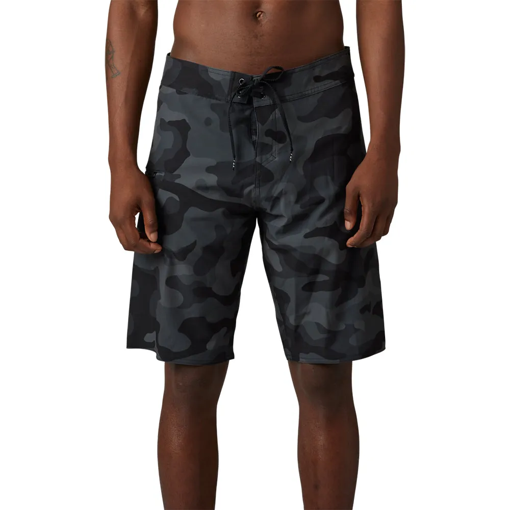 FOX OVERHEAD CAMO STRETCH 21 INCH BOARDSHORTS [BLACK CAMO]