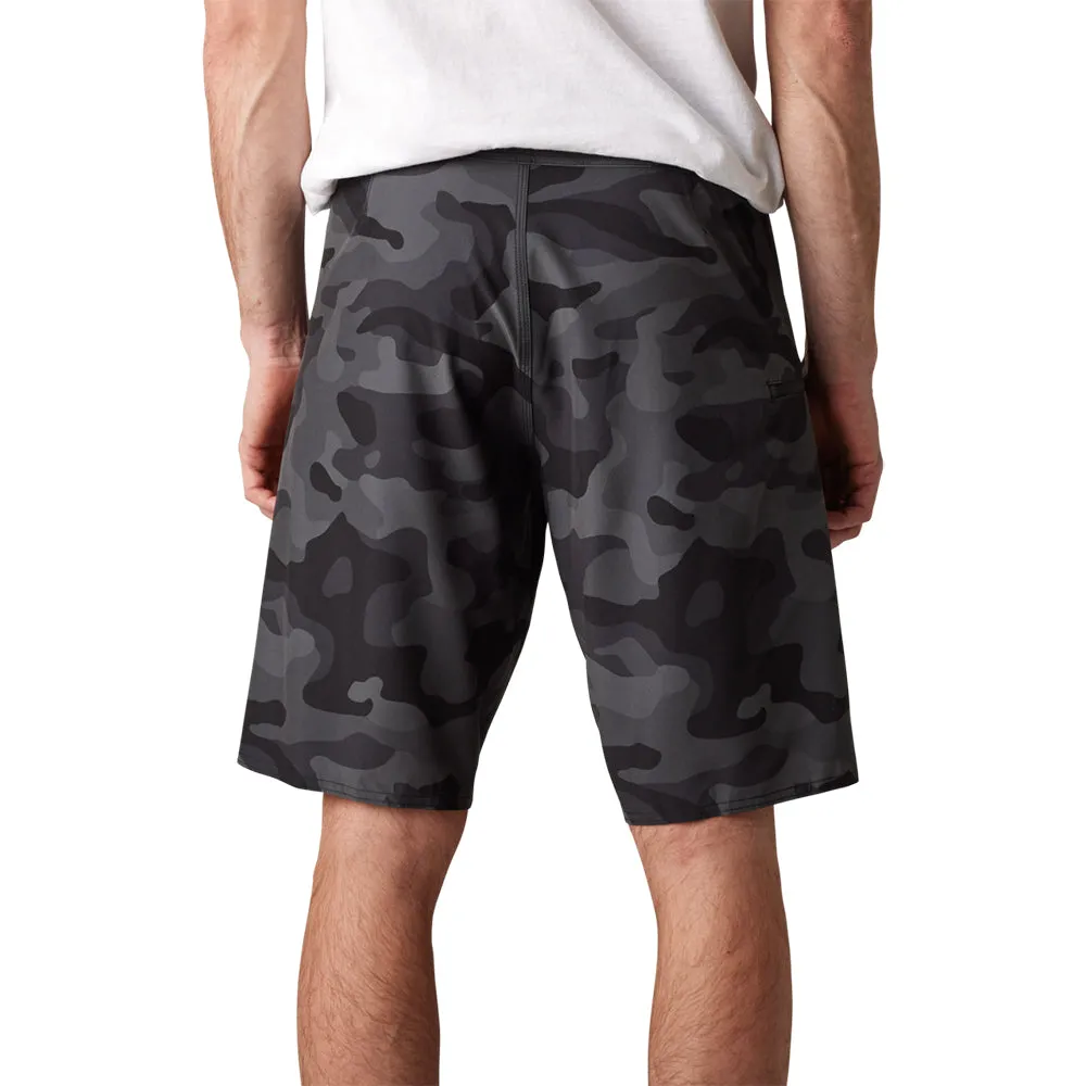 FOX OVERHEAD CAMO STRETCH 21 INCH BOARDSHORTS [BLACK CAMO]