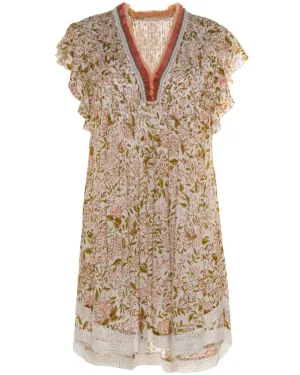 Green Menton Sasha Mini Dress