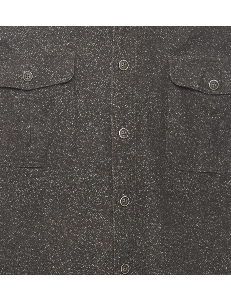 Grey Classic Flannel Shirt - L